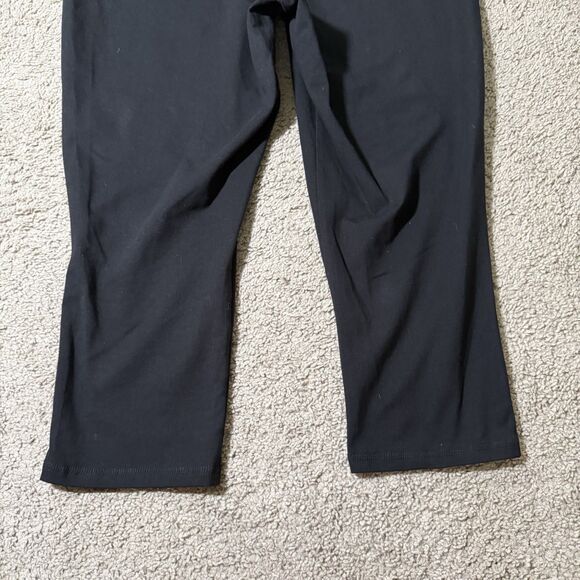 NWT LIVI  Women’s Black Capri Leggings High Rise Stretch Activewear Lounge 18/20 - Picture 7 of 11